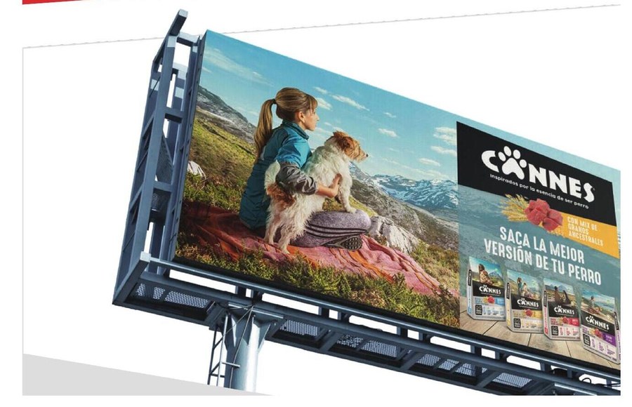 Aplicación en vía pública — billboard Cannes