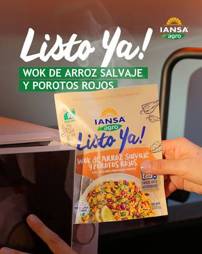 Listo Ya! — Wok de Arroz Salvaje y Porotos Rojos